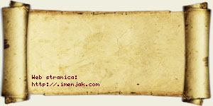 Negovanka Roglić vizit kartica